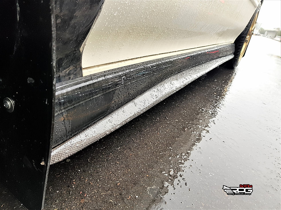 Thumbnail: GC8 M# Add-on Vacuum Carbon Side Skirt Extension
