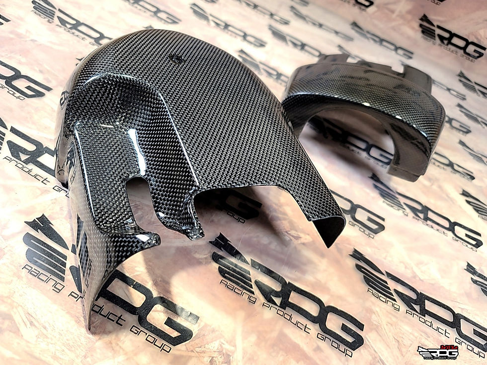 Thumbnail: GR/GV - Vacuum Carbon 2 Pieces Steering Column Cover (Replacement)