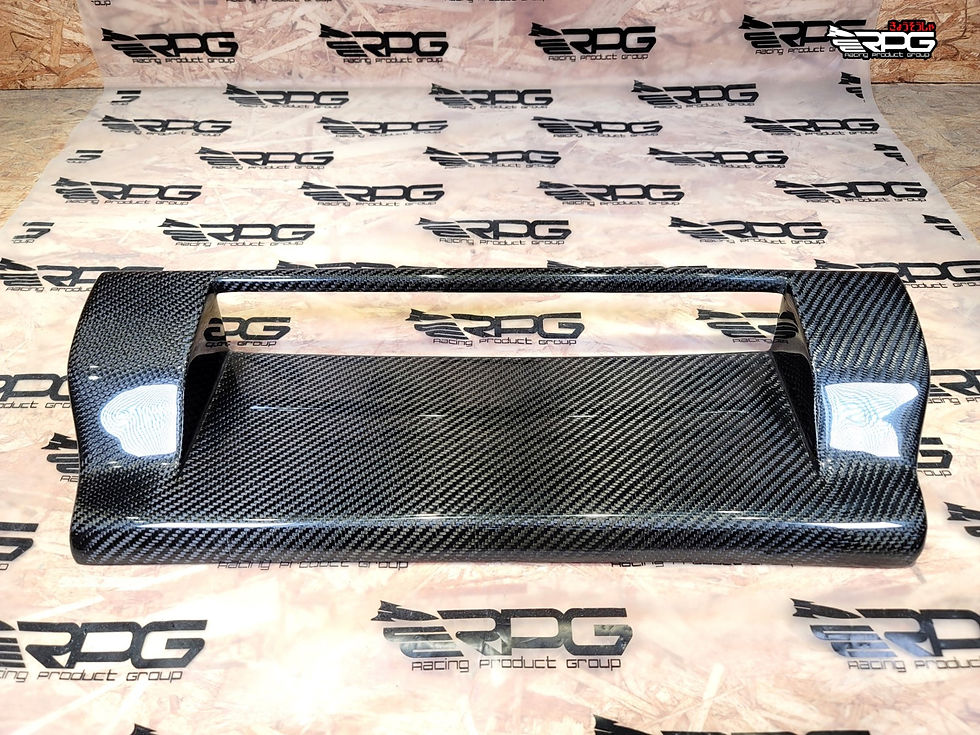 Thumbnail: GC8 - Vacuum Carbon Rear Bumper License Plate Backing Frame