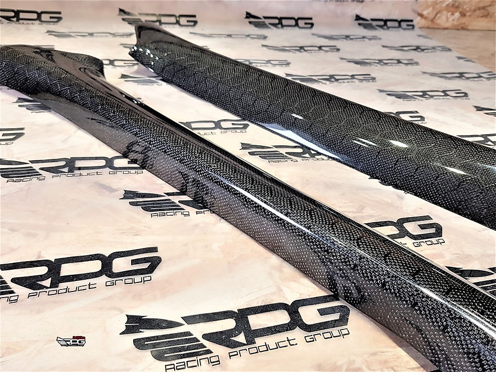 Thumbnail: GD / GG Chassis 2pcs Vacuum Honeycomb Carbon A Pillar Trim Set (Replacement)