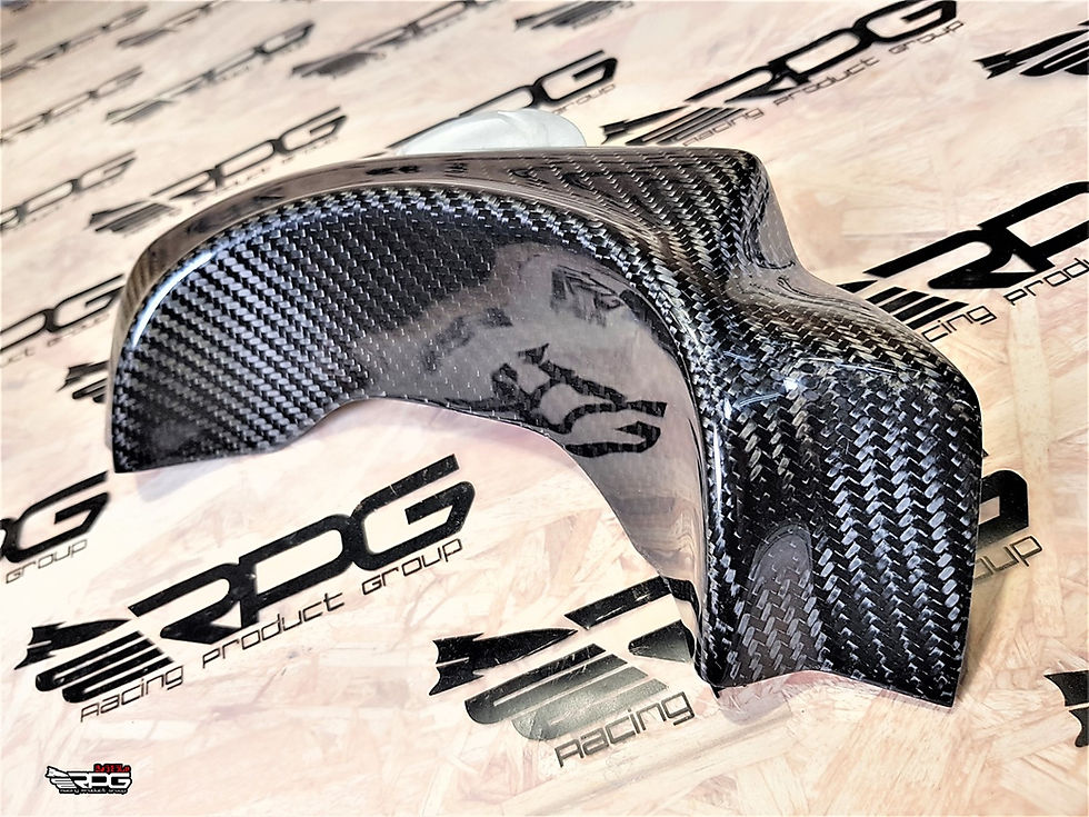 Thumbnail: GDA Bugeye - Vacuum Carbon Fiber Rear Bumper Exhaust Heat Shield