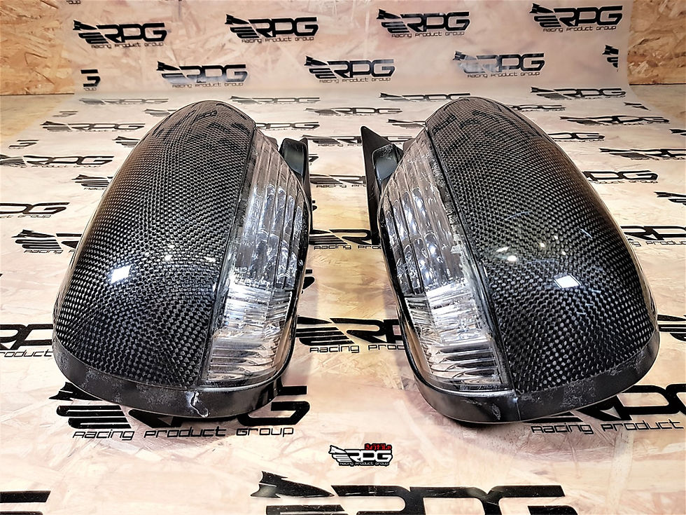 Thumbnail: 03-06 Legacy BL BP Vacuum Carbon Fiber Mirror Cover Set