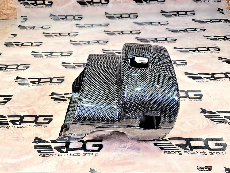 Thumbnail: GD / GG - Vacuum Carbon 2 Pieces Steering Column Cover (Replacement)