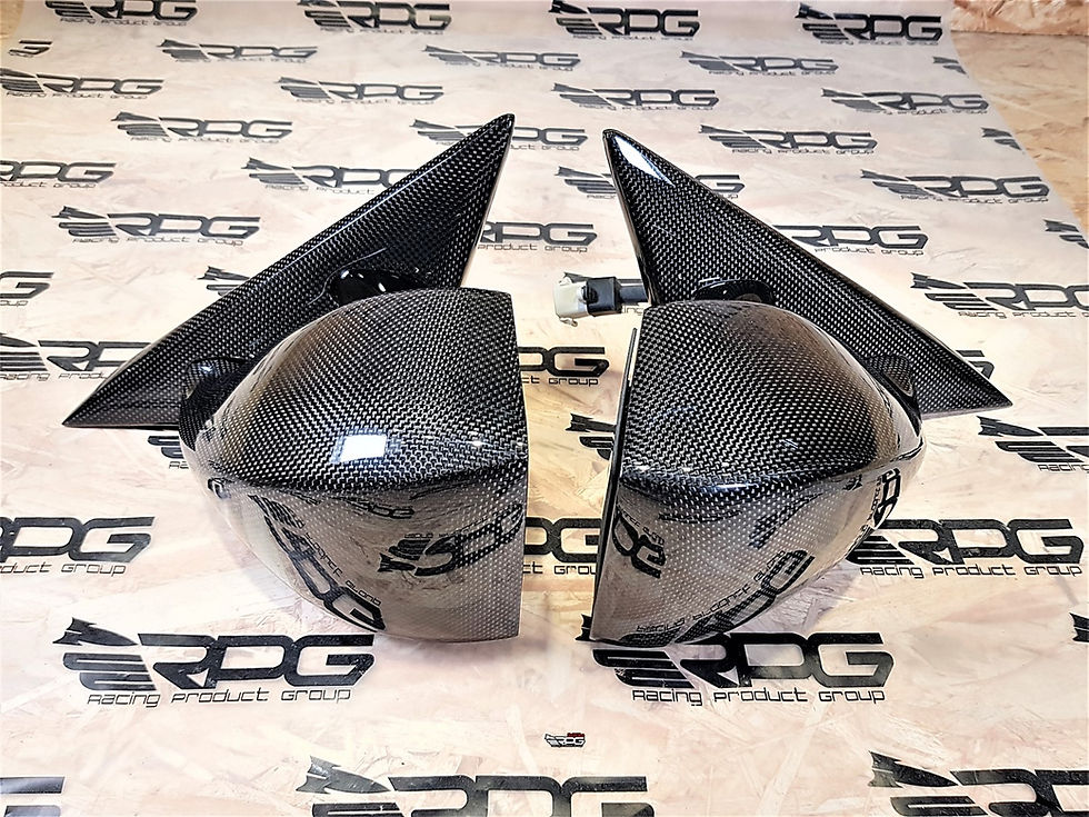 Thumbnail: WRC Electrical Adjustable Vacuum Form Carbon Fiber Mirrors
