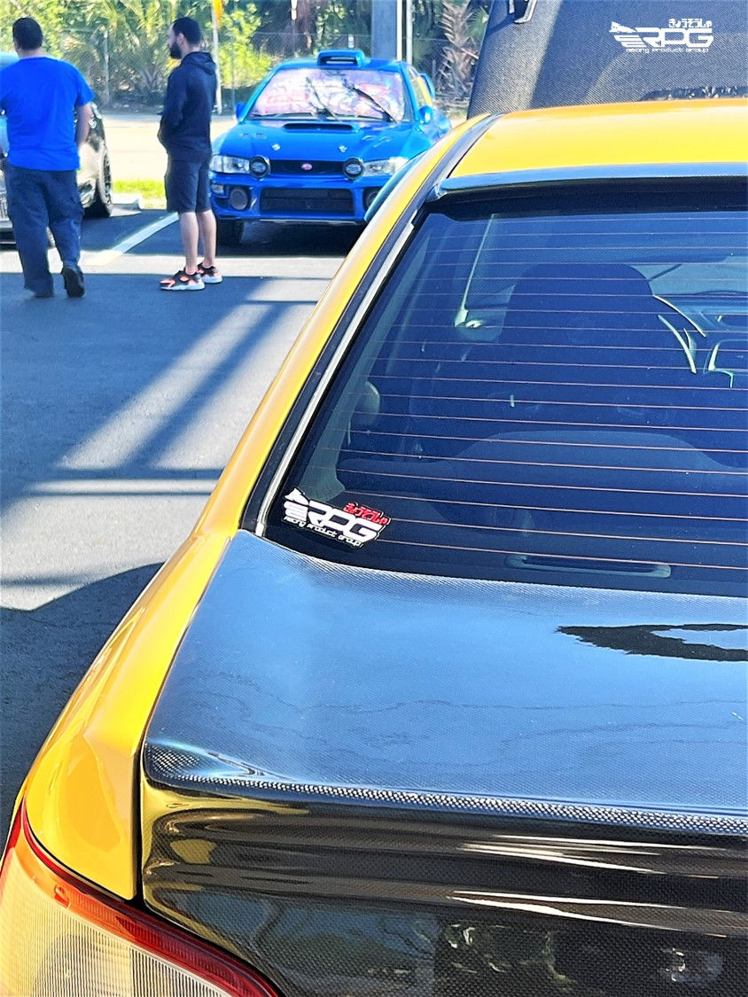 Thumbnail: GD - 10 lbs DuckBill Street Type Vacuum Honeycomb Carbon Trunk Boot Lid