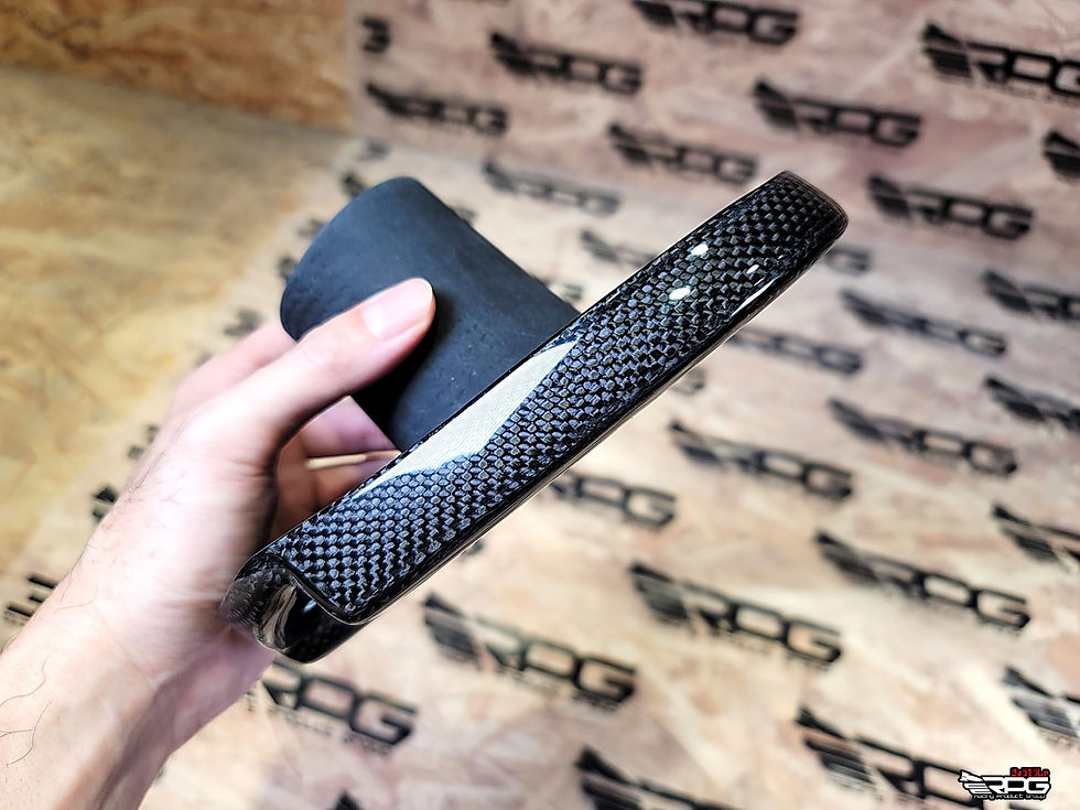 Thumbnail: [New] 92-96 GC8 Bumper Foglight Carbon Brake Cooling Duct