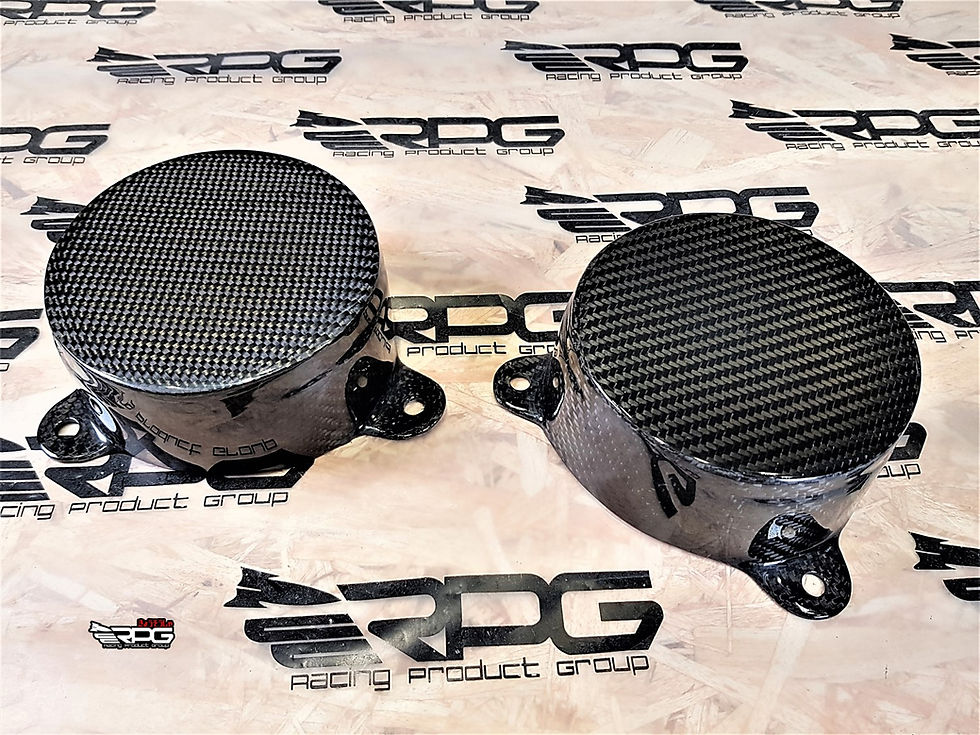 Thumbnail: GC/GF Engine Bay Dress Up - Vacuum Carbon Strut Tower Cap