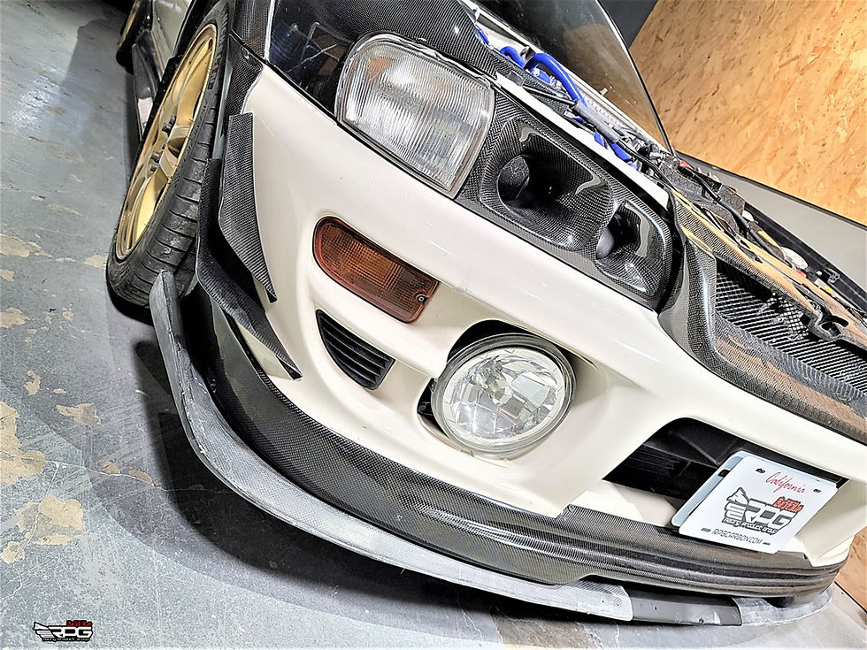 Thumbnail: GC - RR Series Vacuum Carbon Headlight Intake Cold Air Ducting + Projector Lamp