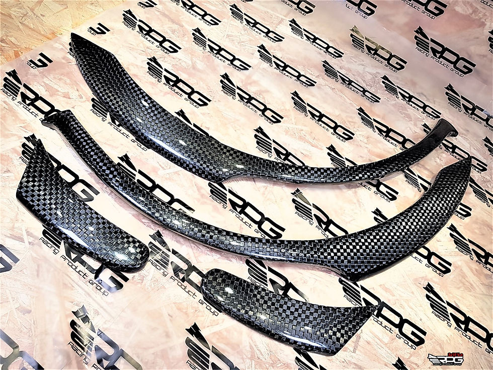 Thumbnail: GD Sedan / GG Wagon - 4 pieces Vacuum 12K Plain Carbon Rear Fender Flare kit