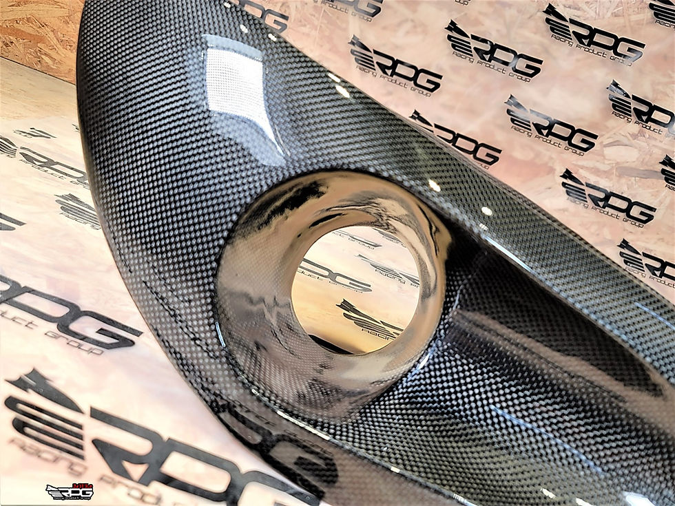 Thumbnail: Hawkeye - SS Vacuum Carbon Headlight Air Intake Cold Air Ducting