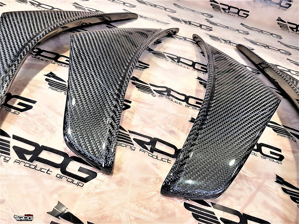 Thumbnail: Cyber Evo Style Vacuum Carbon 4pcs Canard Set