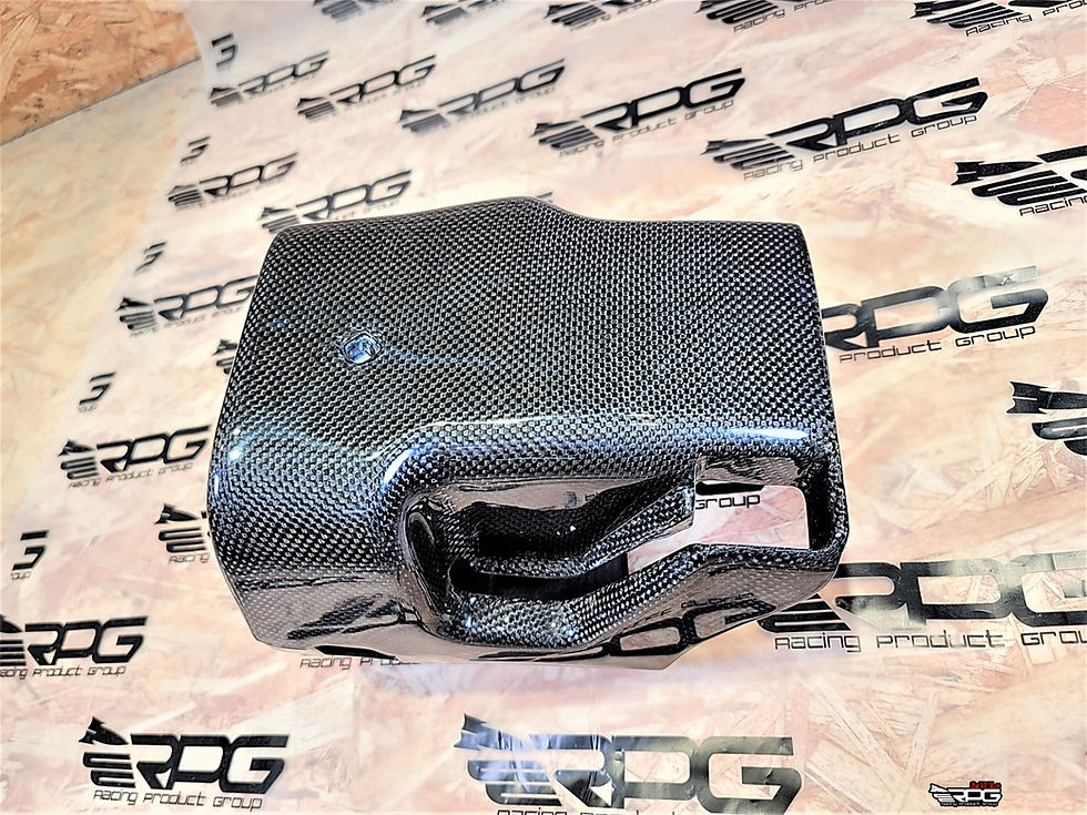 Thumbnail: GD / GG - Vacuum Carbon 2 Pieces Steering Column Cover (Replacement)