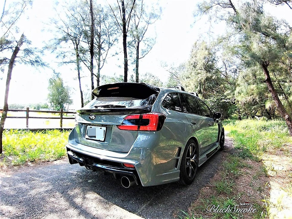 Thumbnail: Levorg VM Chassis Wagon Vacuum Form SS Tailgate Mid Spoiler Wing