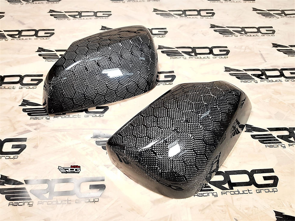 Thumbnail: VA Chassis Vacuum Carbon Fiber Mirror Cover Set