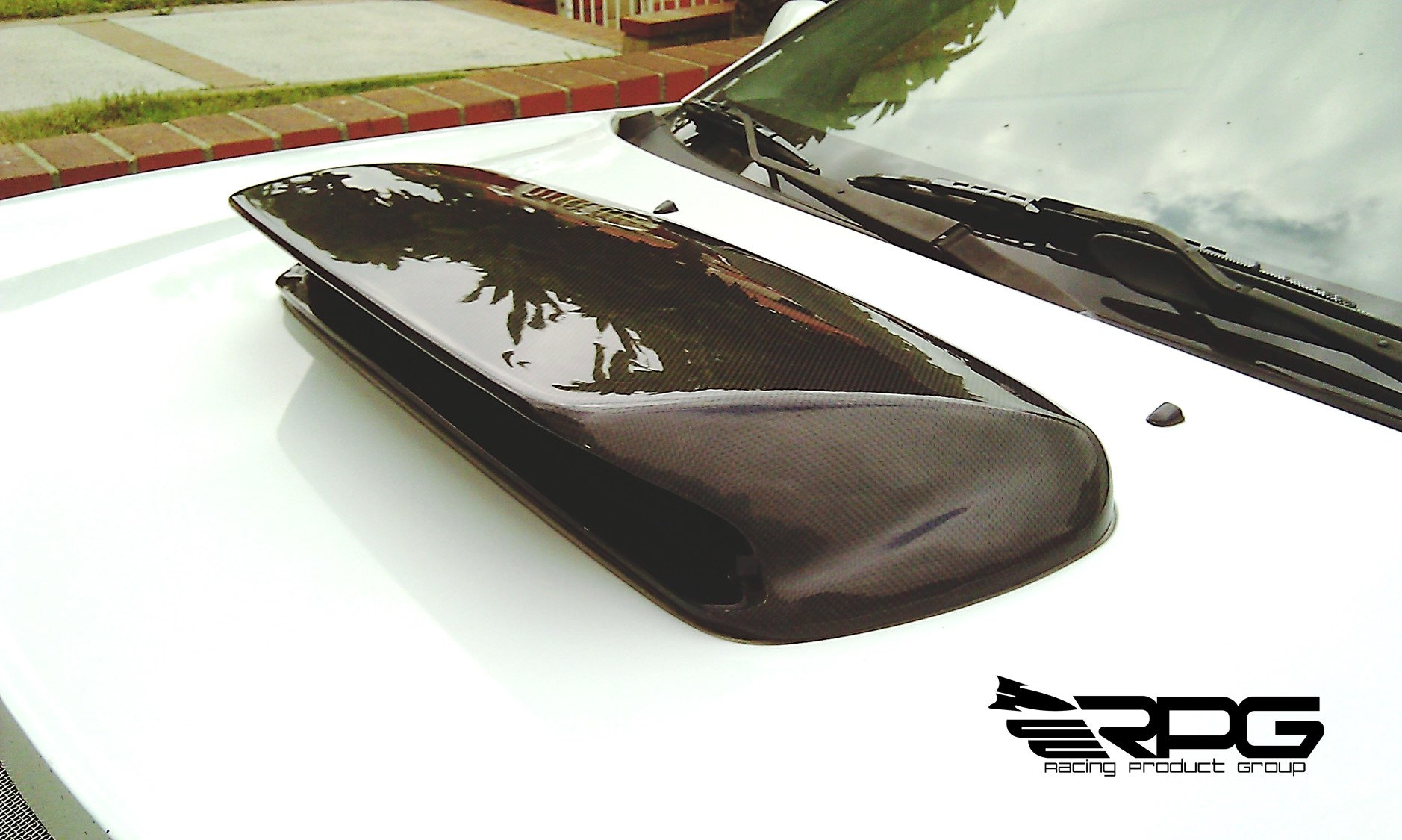 Forester SG9 STi 4" FRP Hood Scoop Upgrade racingproductgroup