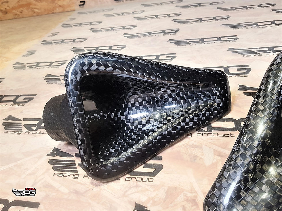 Thumbnail: GT2 NACA Aircraft Vacuum 12K Plain Carbon Duct