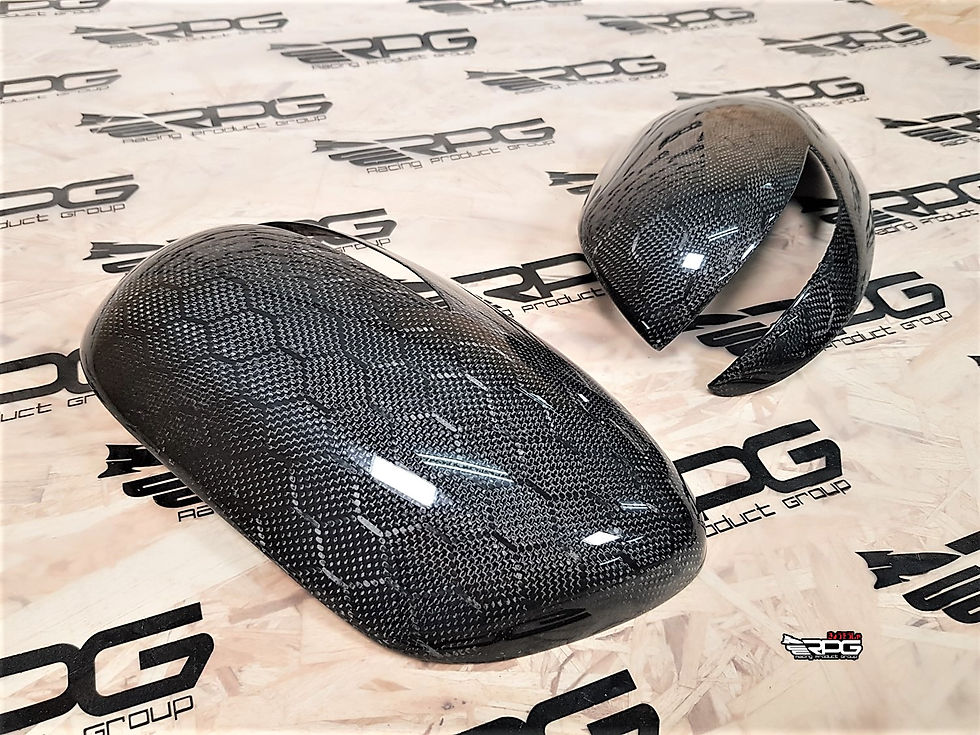 Thumbnail: 06-09 Legacy BL BP Vacuum Carbon Fiber Mirror Cover Set