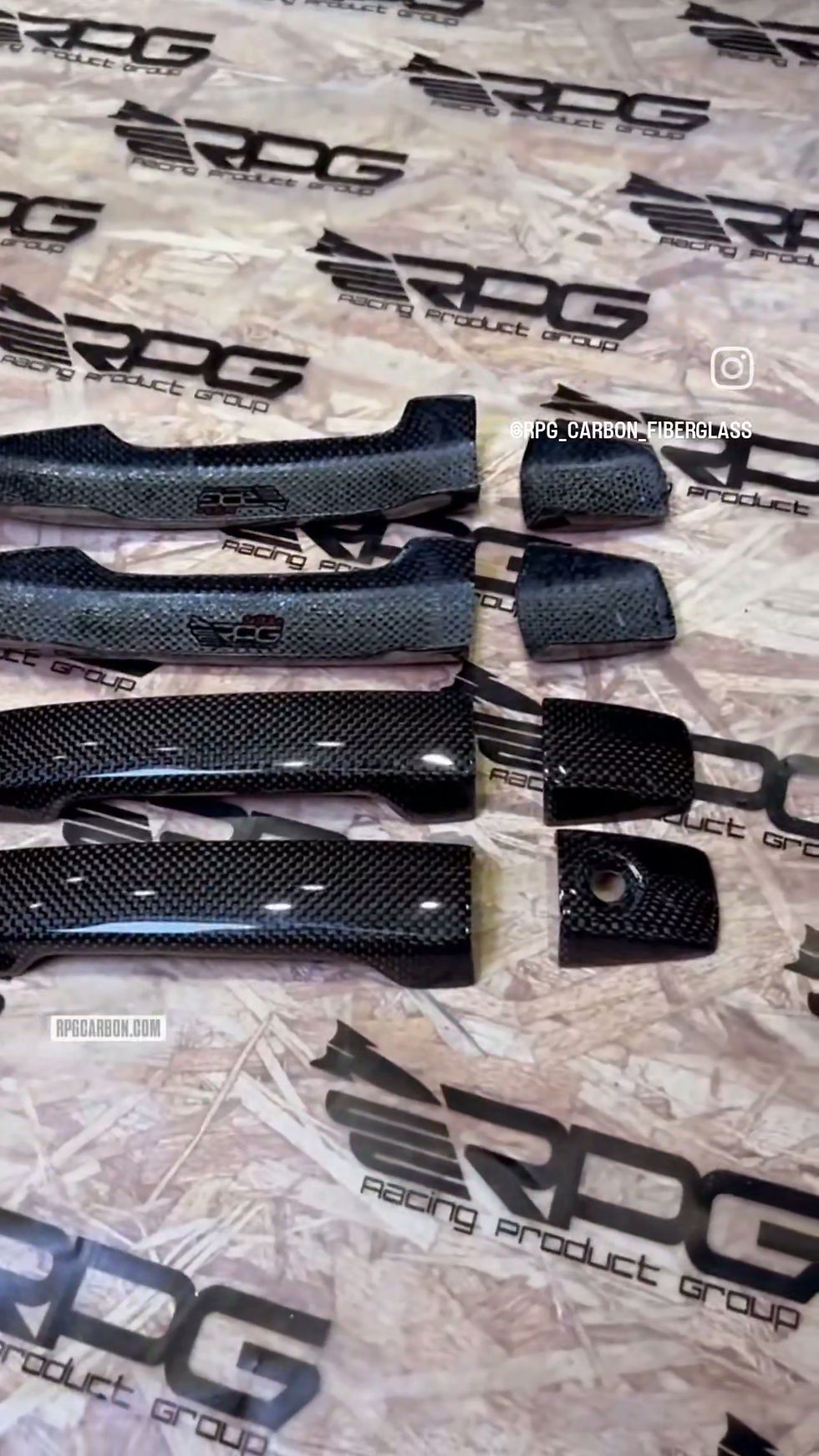 Thumbnail: [NEW] GR/GV Vacuum Form Carbon Fiber Door Handle Covers