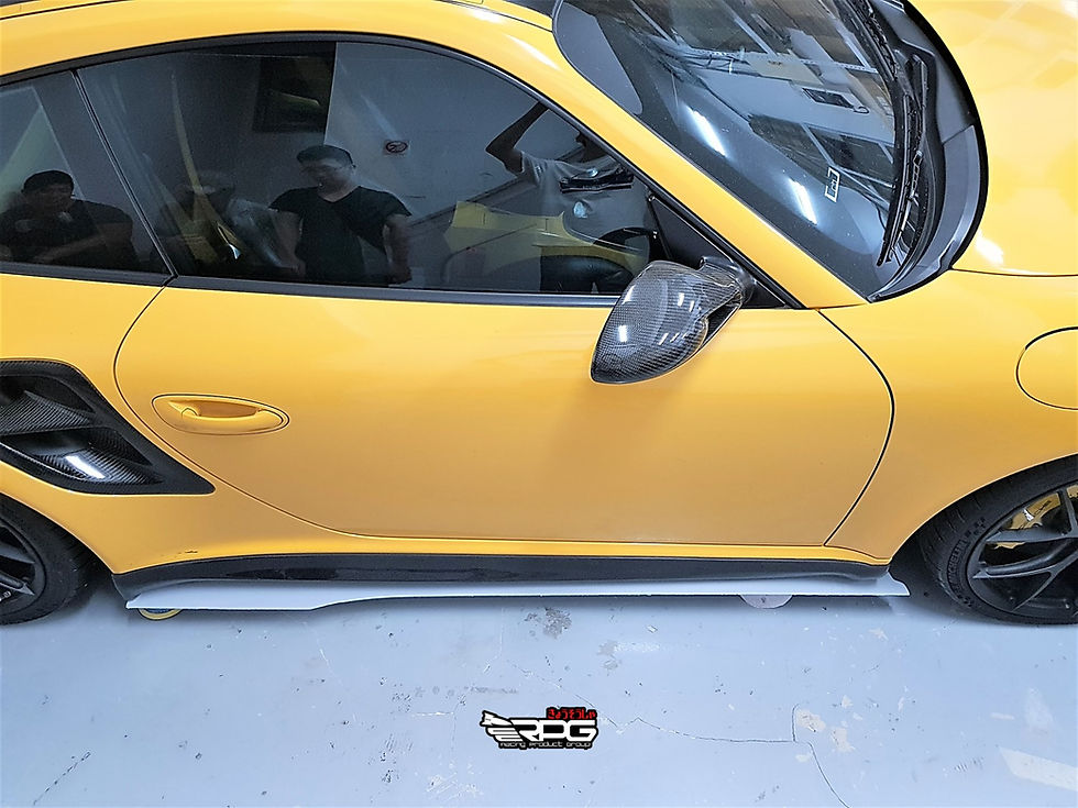 Thumbnail: 997 GT3 RS/TURBO - GT Vacuum Carbon Add-on Side Skirt Extension Rocker Panel Kit