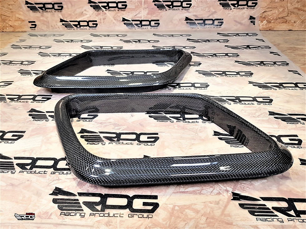 Thumbnail: WRC World Rally S12B Vacuum Carbon Bonnet Hood Vent Set