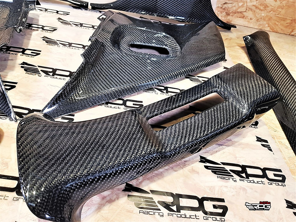 Thumbnail: GD Chassis COMBO Vacuum Carbon A B C Pillar Trim Set (Replacement)