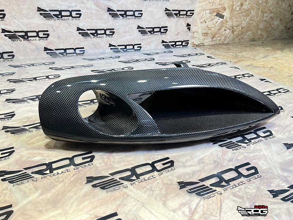 Thumbnail: [New] Toyota Soarer / Lexus SC - RR Vacuum Carbon Headlight Cold Air Duct