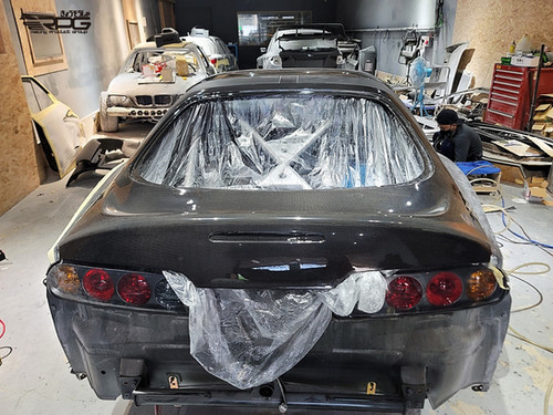 Supra A80 Vacuum Form Carbon Fiber TailGate | racingproductgroup