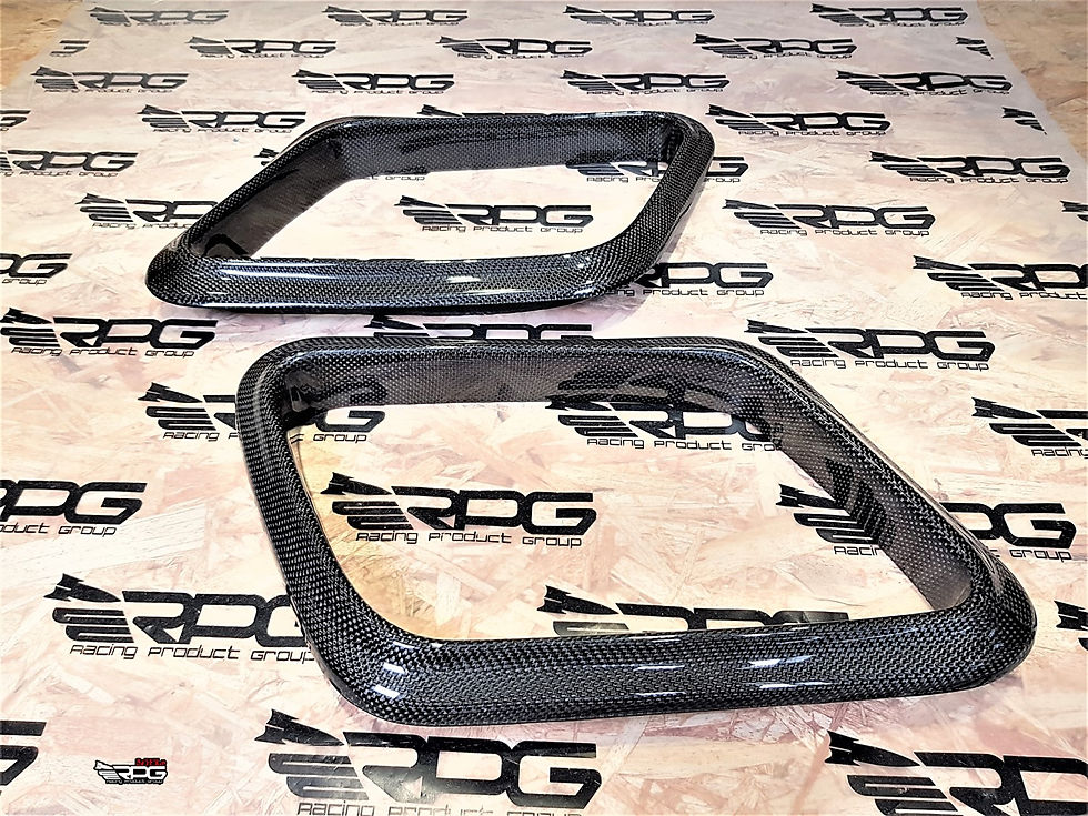Thumbnail: WRC World Rally S12B Vacuum Carbon Bonnet Hood Vent Set