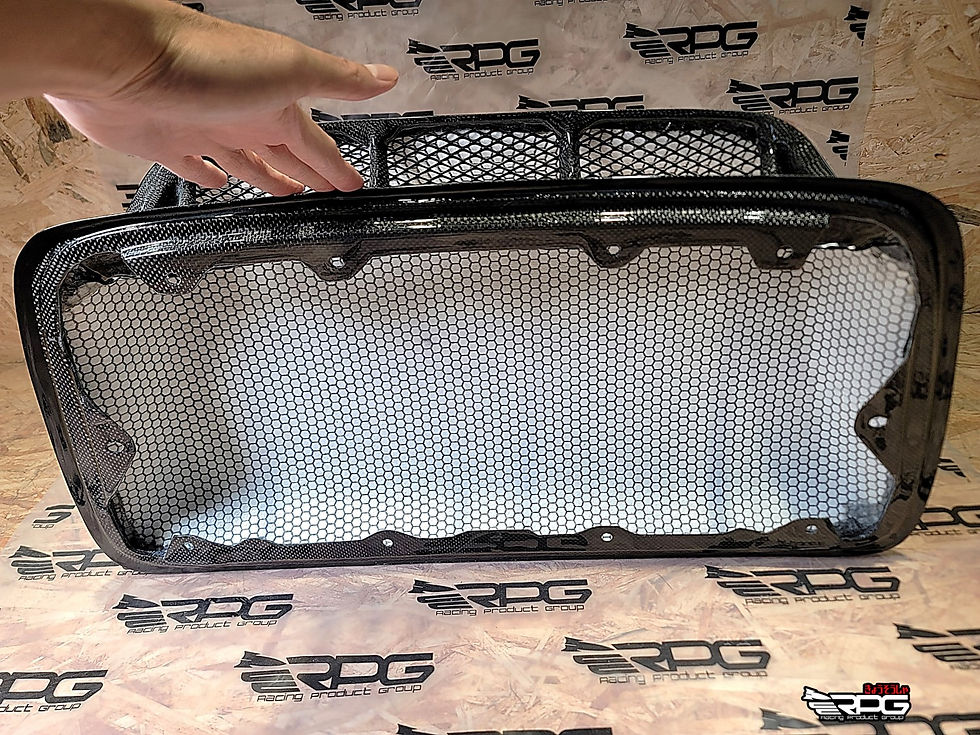 Thumbnail: RPG Large 4" Vacuum Honeycomb Carbon Fiber Dividend Hood Scoop Upgrade