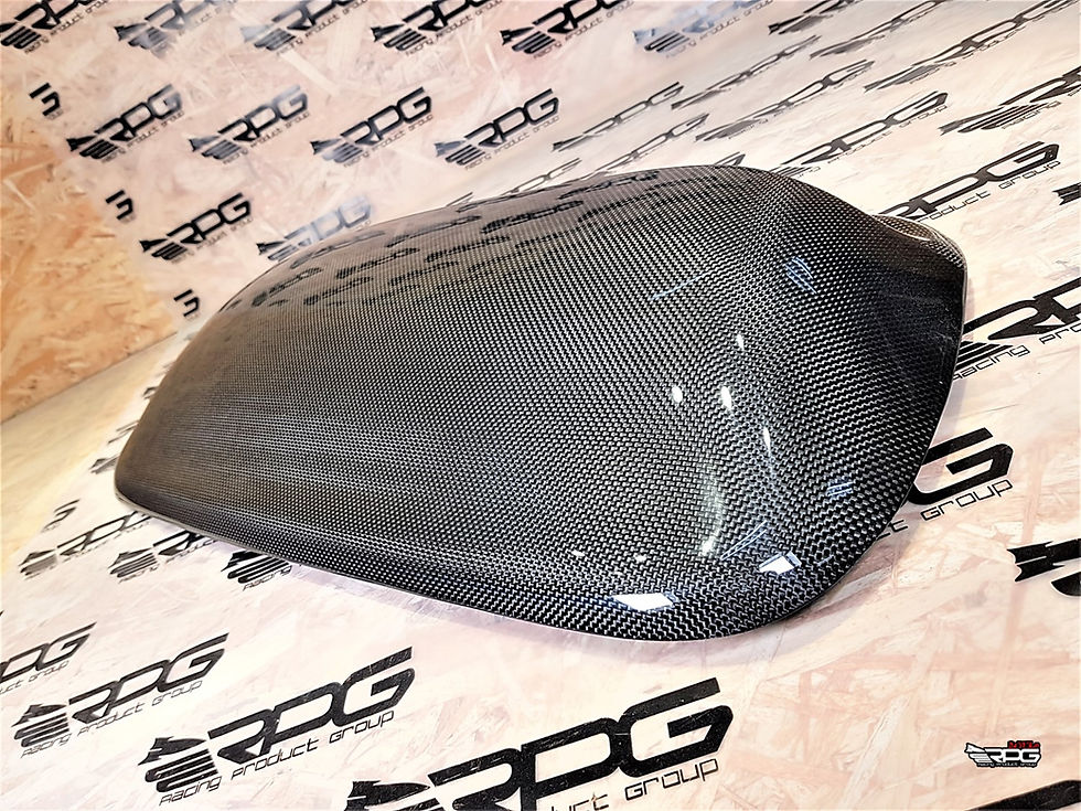 Thumbnail: Bugeye JDM STi Style Mesh Grilled Vacuum Carbon Fiber Hood Scoop