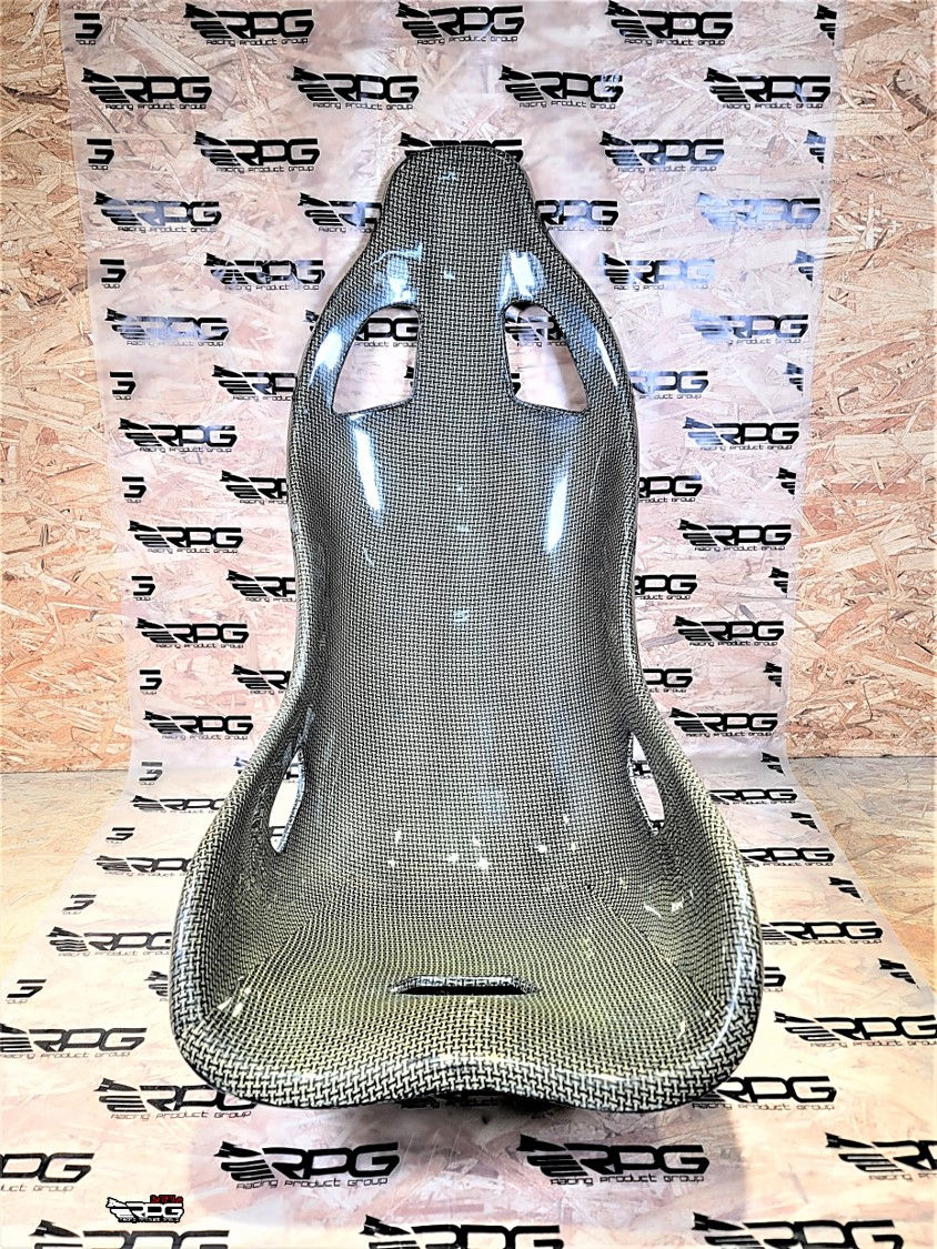 Thumbnail: GTA Series Vacuum Form Carbon Fiber Competition 3kg Seat (Kevlar Carbon Sample)