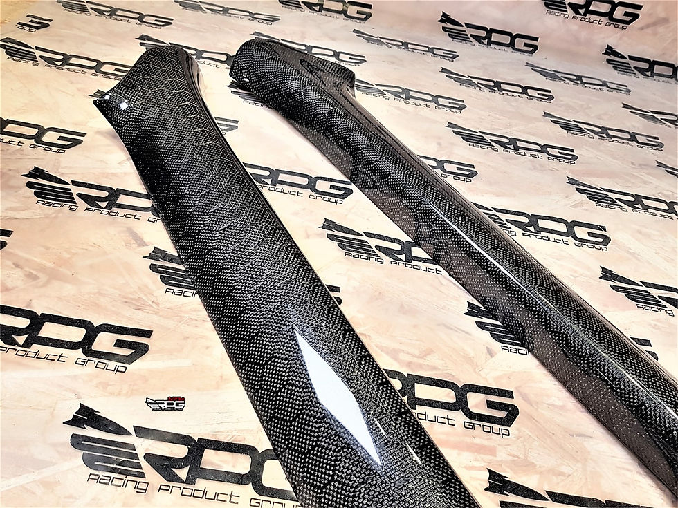 Thumbnail: GD / GG Chassis 2pcs Vacuum Honeycomb Carbon A Pillar Trim Set (Replacement)