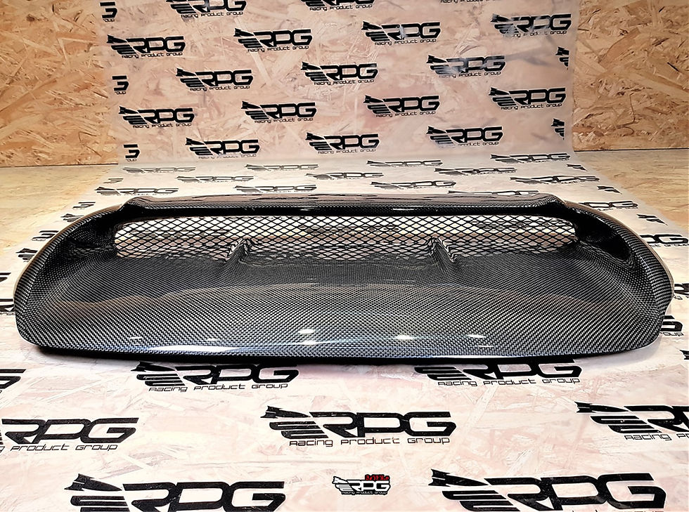 Thumbnail: VA RS Mesh Grill Vacuum Carbon Hood Scoop