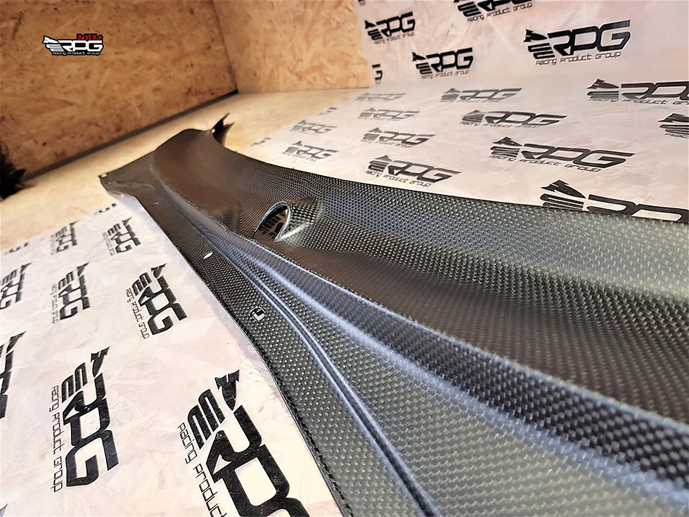 Thumbnail: GD Chassis Matte Finish Vacuum Carbon Wiper COWL