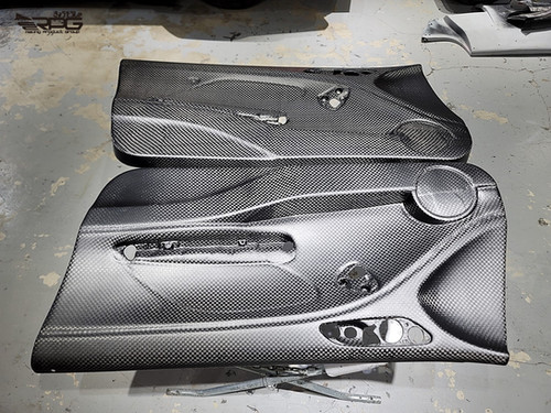 [NEW] BMW E46 M3 Factory Spec Vacuum 12K Plain Carbon Door Card Set ...