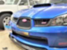 Vacuum Carbon Fiber 3 Pieces Clip-On Front Bumper Mesh Grill