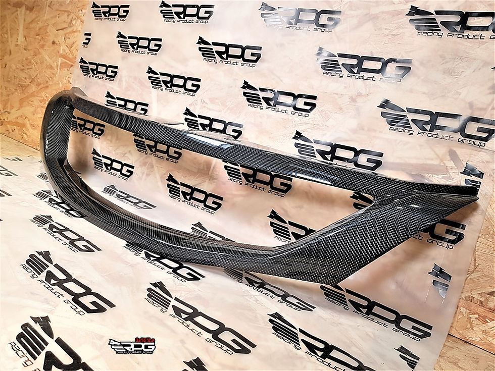 Thumbnail: SS Vacuum Carbon Bumper Grill for 08-10 Model