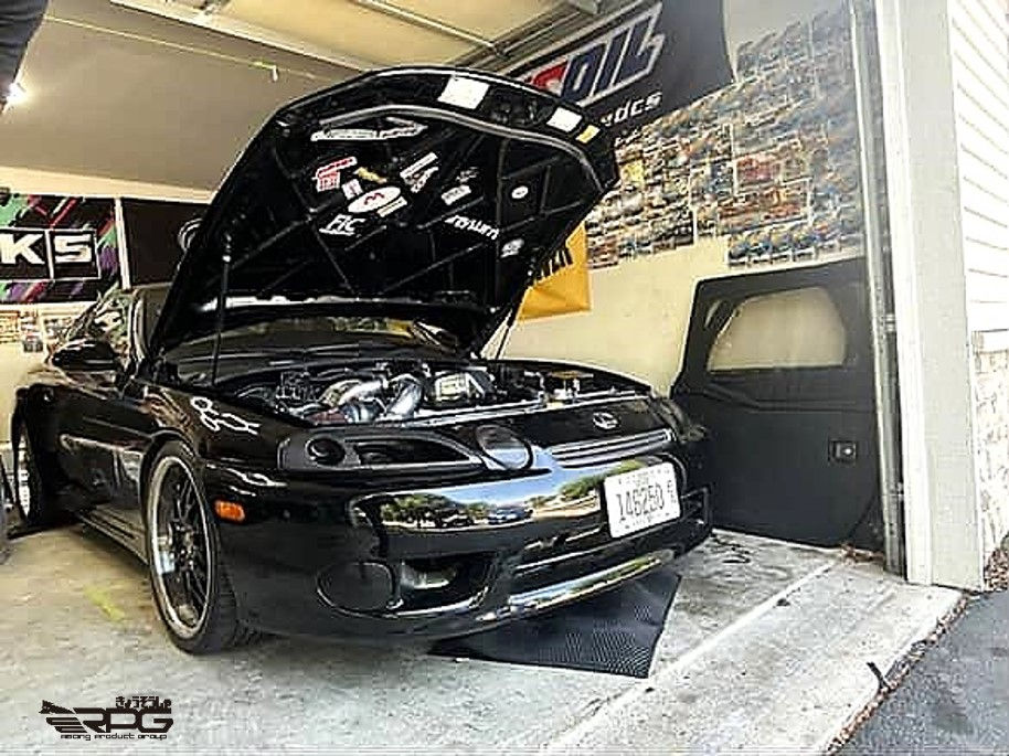 Thumbnail: [New] Toyota Soarer / Lexus SC - RR Vacuum Carbon Headlight Cold Air Duct