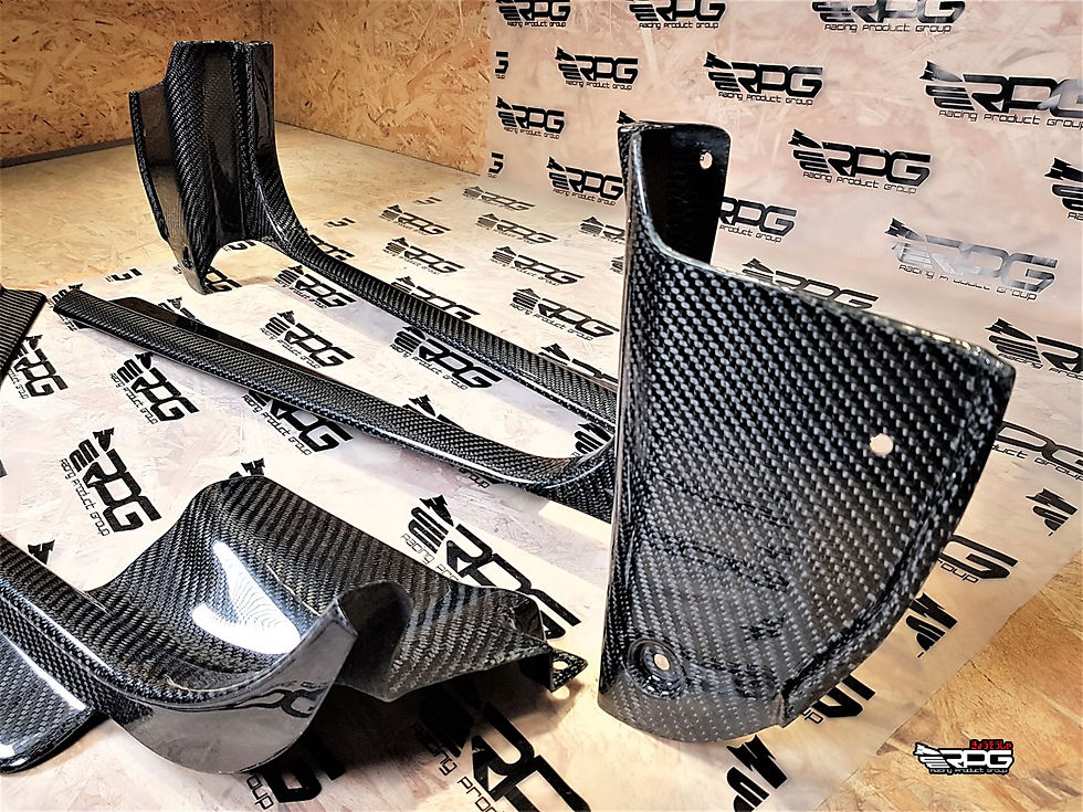 Thumbnail: GC Chassis - 4pcs Vacuum Carbon Door Sill Set (Replacement)