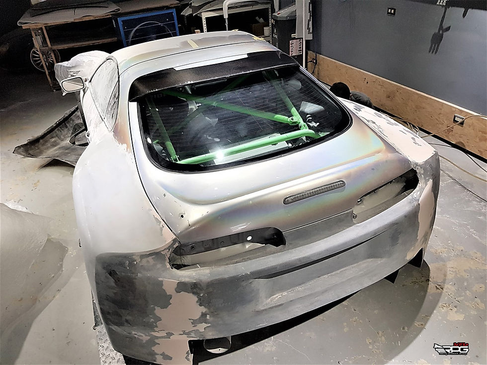 Thumbnail: Supra A80 Bozo Vacuum Carbon Rear TailGate Window Wing Spoiler