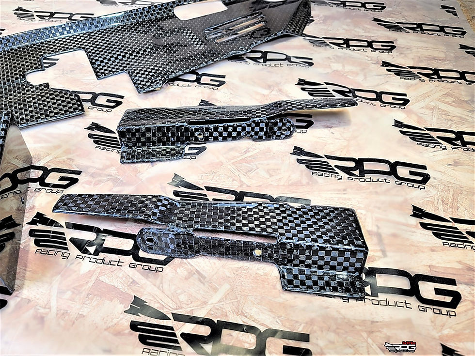 Thumbnail: GR YARIS - 4Pcs Vacuum Carbon Radiator Shroud Cooling Plate