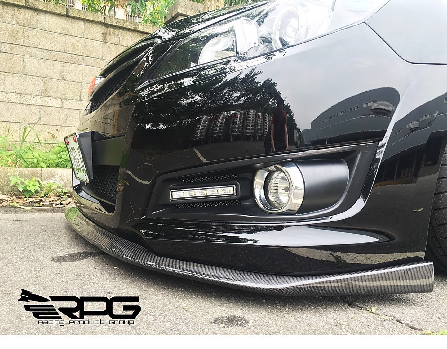 JDM STi Carbon Fiber Front Lip racingproductgroup