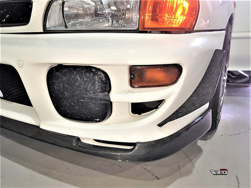 JDM GC8 STi Style Vacuum Carbon Front Lip