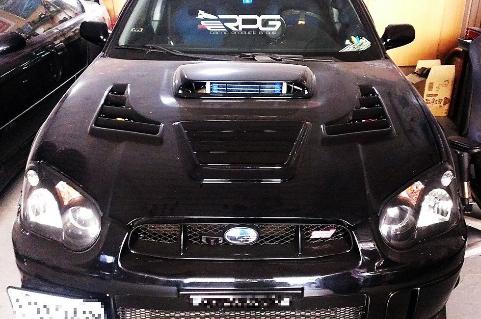 Thumbnail: WRC World Rally Vacuum Carbon S12 Style Hood Vent