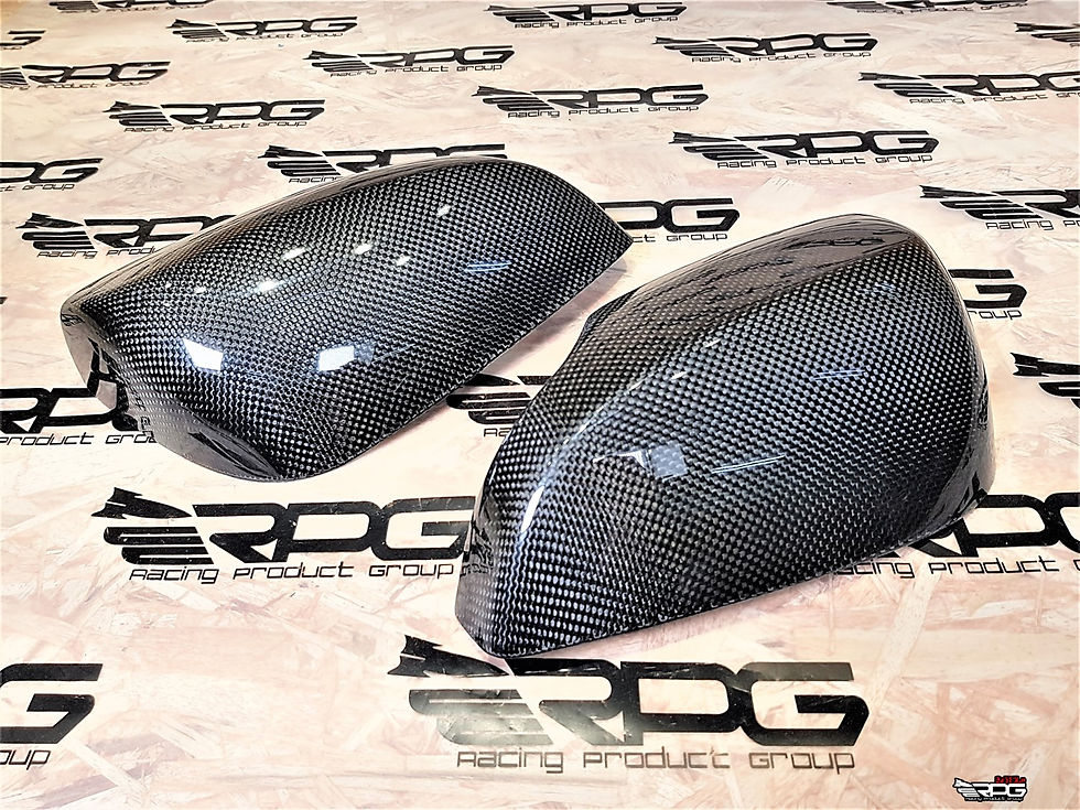 Thumbnail: VA Chassis Vacuum Carbon Fiber Mirror Cover Set