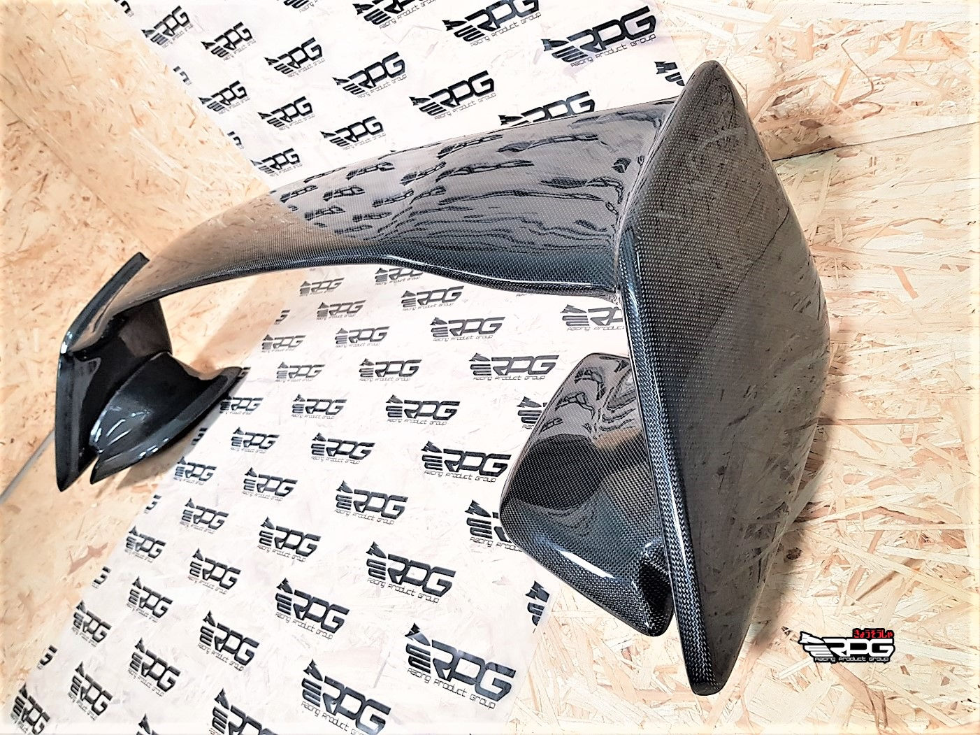 VA STi Style Vacuum Form Carbon Fiber Trunk Spoiler