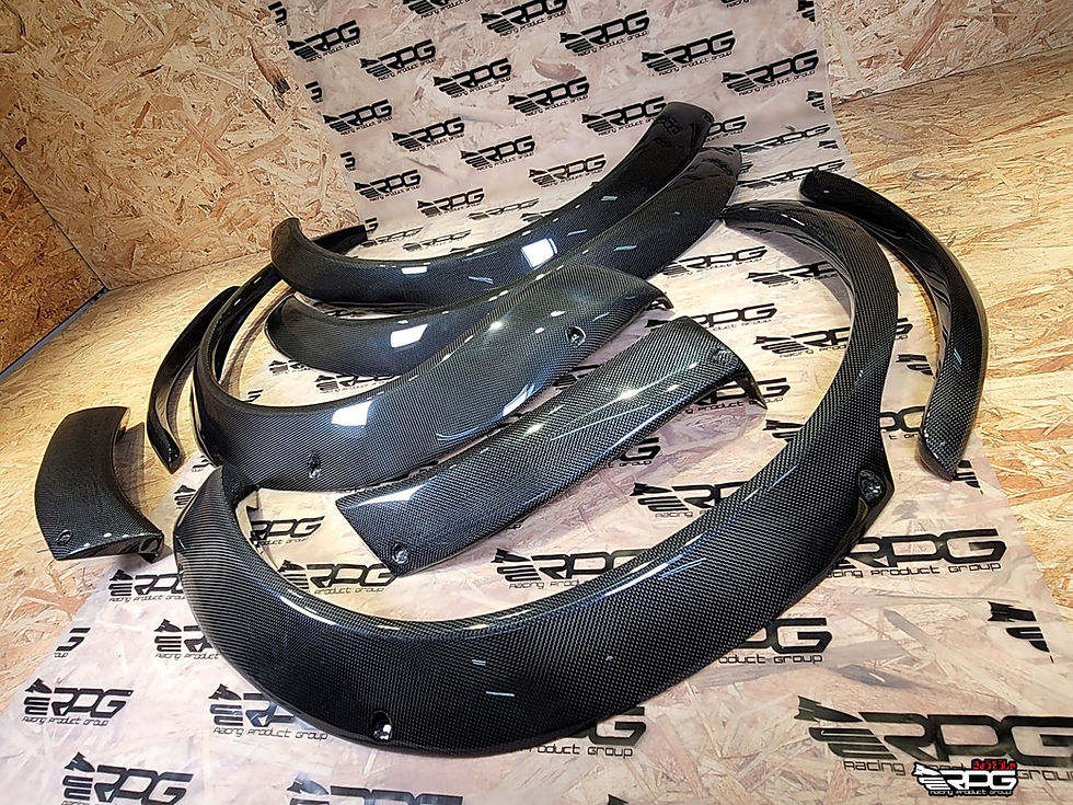 Thumbnail: GDA Bugeye - Vacuum Form Carbon 8 Pieces Wide body Fender Flare Kit