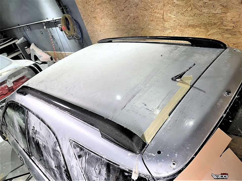 Thumbnail: GG Wagon Vacuum Carbon ROOF RACK RAIL