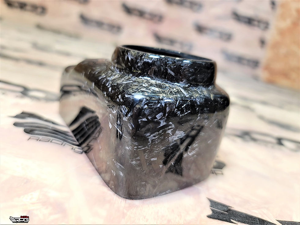 Thumbnail: EVO VII VIII IX - Vacuum Forge Weave Carbon Brake Reservoir Cap Cover