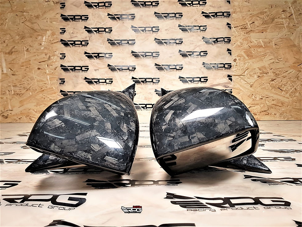 Thumbnail: WRC GR/GV Chassis Vacuum Form Forge Weave Carbon Mirrors